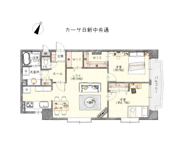 間取り：323000497963