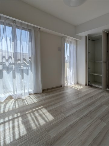 お部屋の中には柔らかい光が飛び込んできます