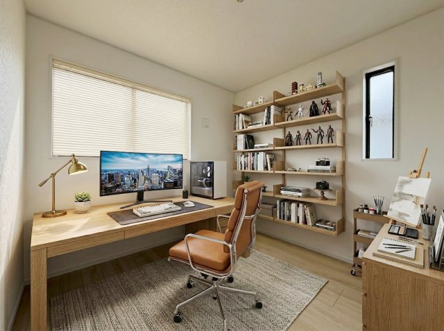 書斎や趣味部屋など、ライフスタイルに合わせ、様々な用途で使えるお部屋です。※画像はイメージです。