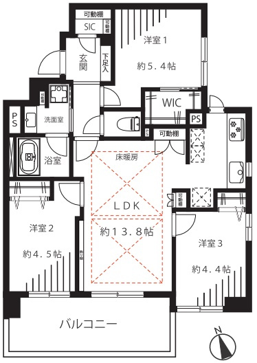 間取り：313004653843