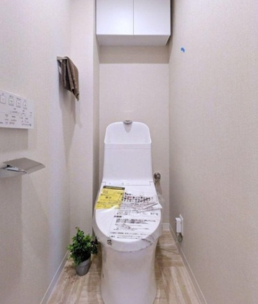ゆったりとした空間のトイレです