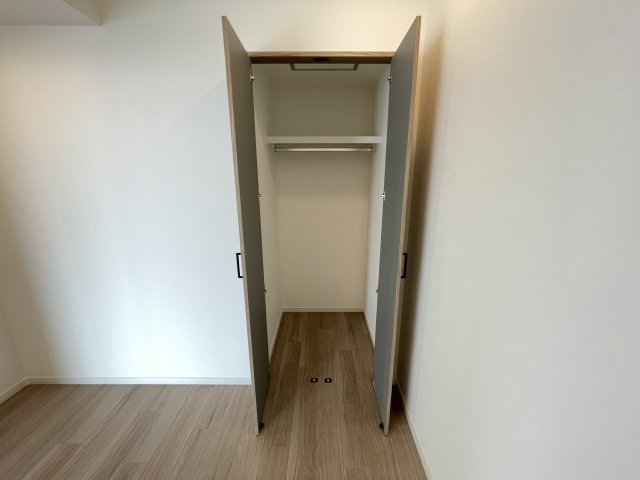 各居室に収納がついており、家族で使い分けしやすくなっています。　