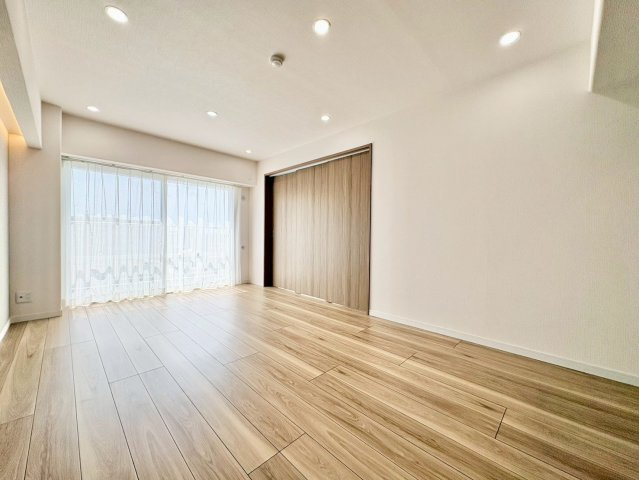 外からの視線を気にせず、ゆったりくつろげる空間です。