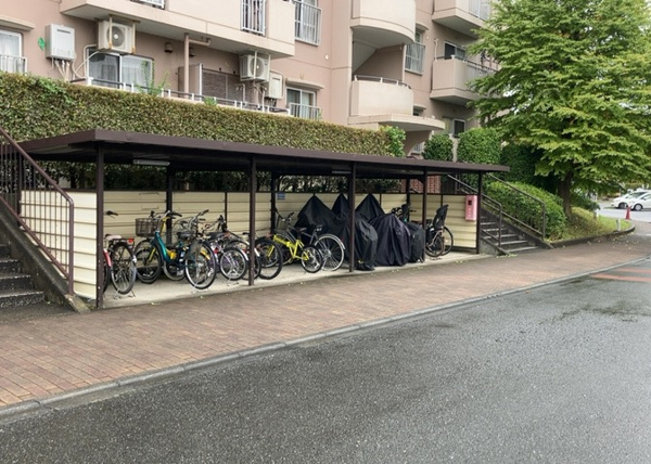 【パークサイド南大沢の駐輪場】