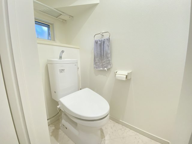 清潔感のあるトイレです。