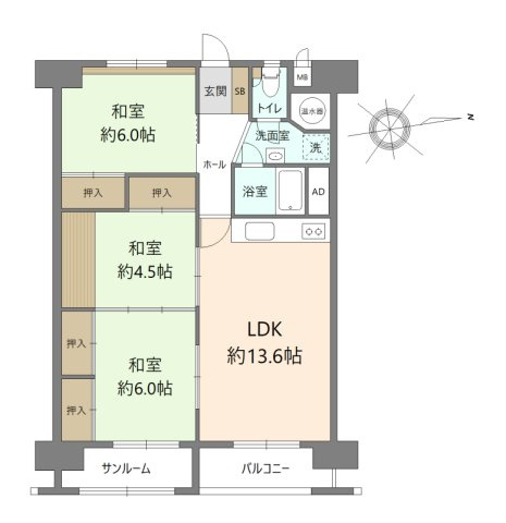 間取り：323000486244