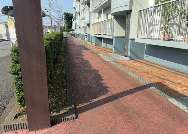 グランドハイツ相模原の中庭