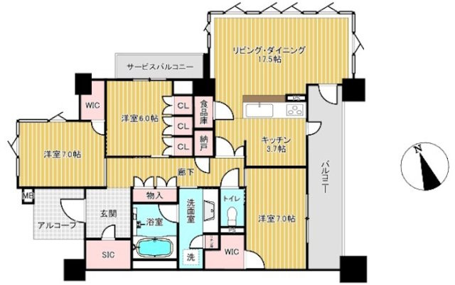 間取り：321000077297