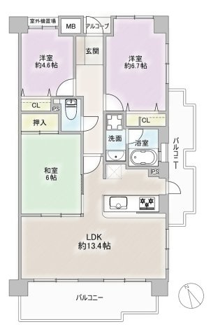 間取り：323000497370