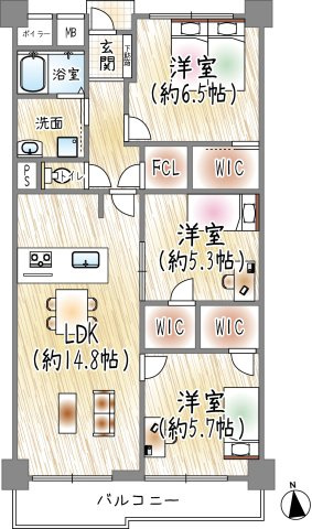 間取り：327002234077