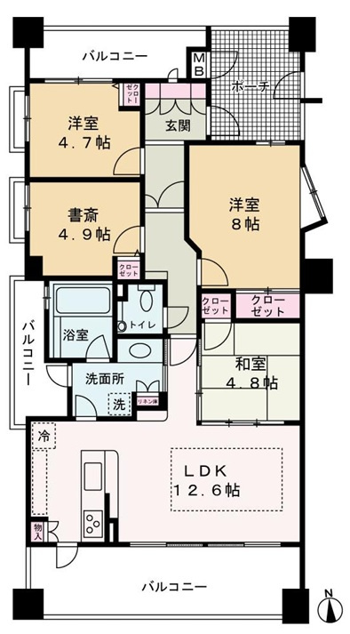 間取り：328000643165
