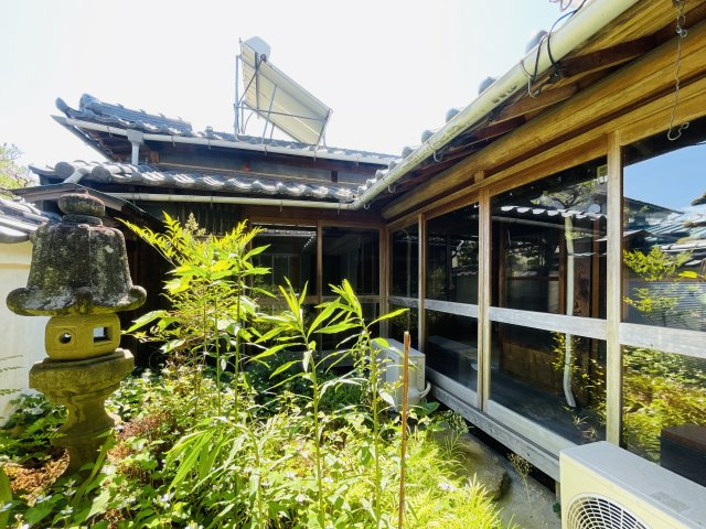 お庭の付いた物件です