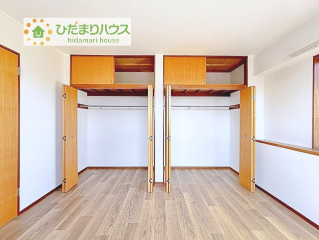 全室にクローゼットが付いていて、お部屋の住空間もスッキリ広々使えそうです(^^)