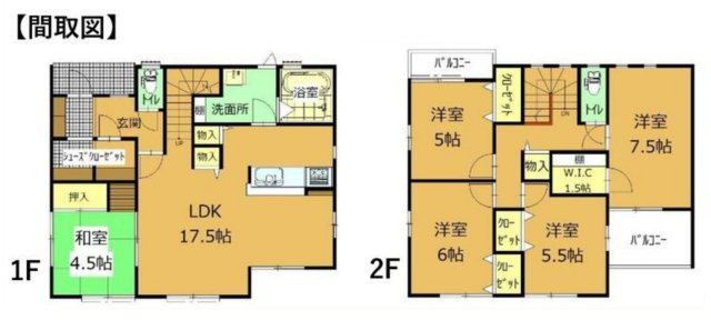 ■間取り図｜敷地面積：228.35？（約69.07坪）建物面積：118.82？（約35.94坪）