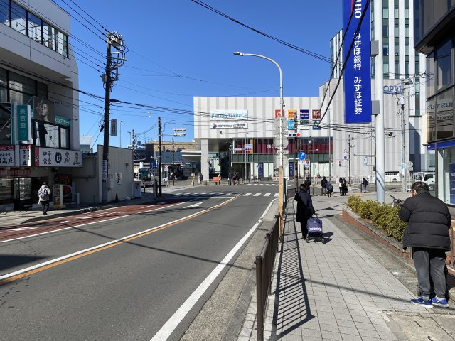 再開発した二俣川駅周辺です。