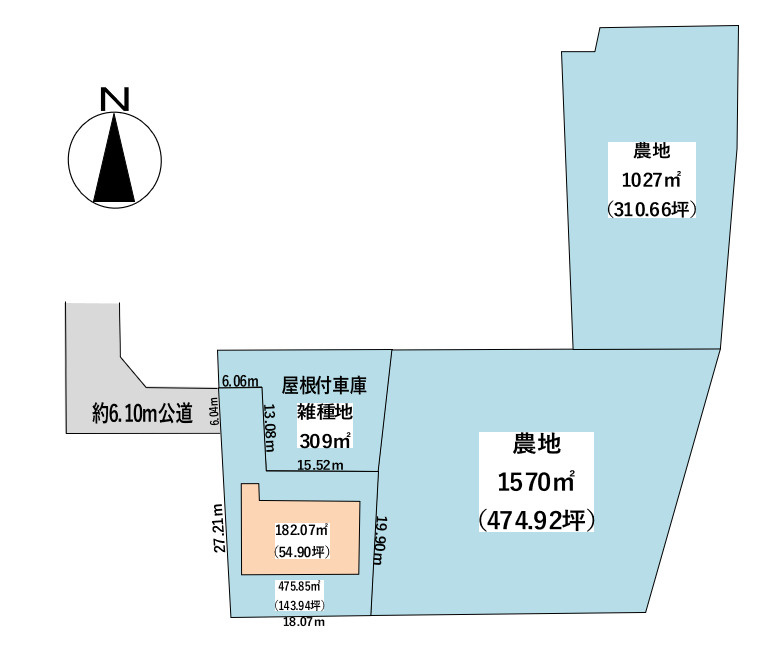 約785坪の農地は太陽光パネル用地・福祉施設に！