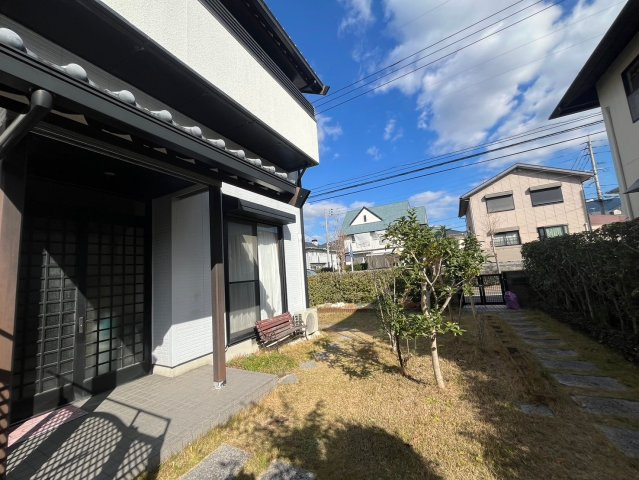 お庭でゆったりと過ごせます