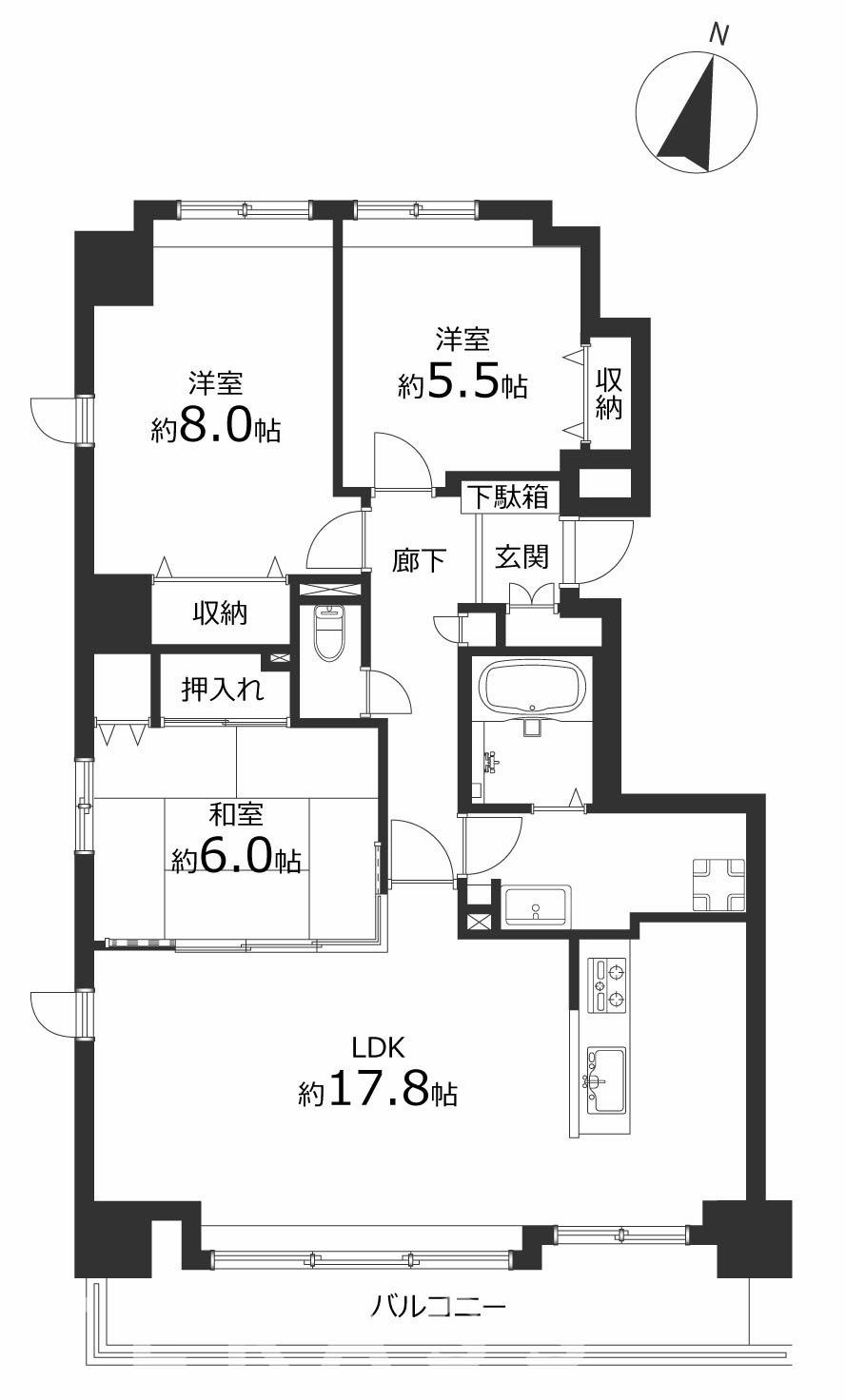 間取り：301000110889