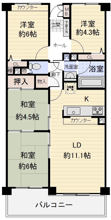 間取り：323000464907