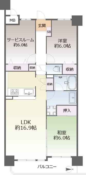 間取り：329000124768