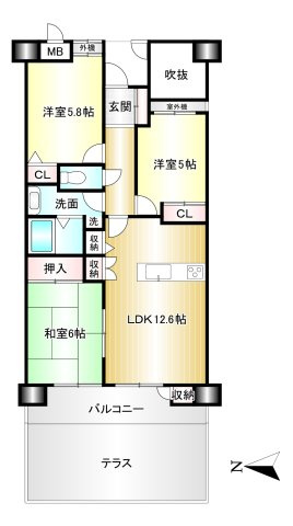 間取り：329000142691