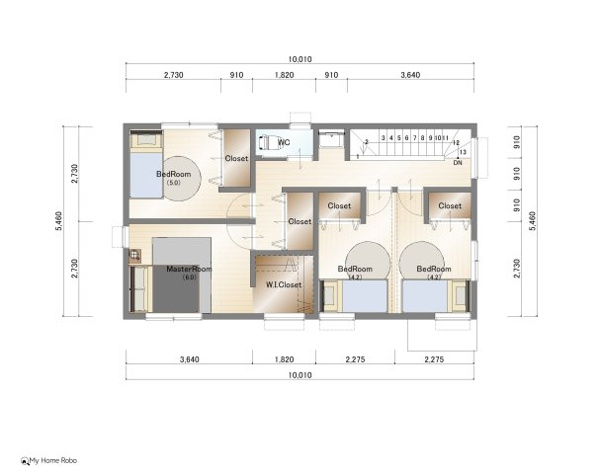 【社ノ木一丁目の区画図】