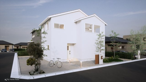 【社ノ木一丁目の外観パース】