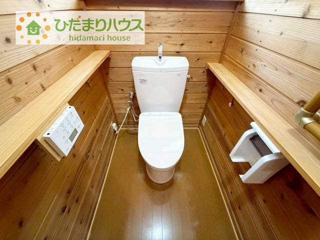 節水できるトイレで、少ないお水でもしっかりと洗浄してくれます！