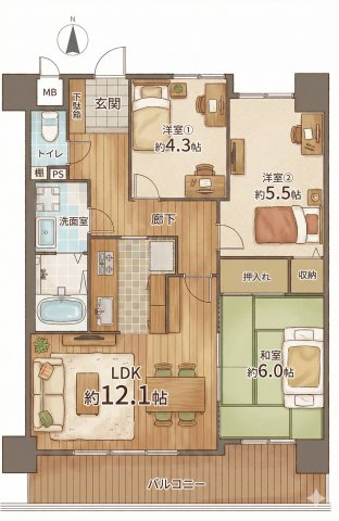 間取り：323000508062
