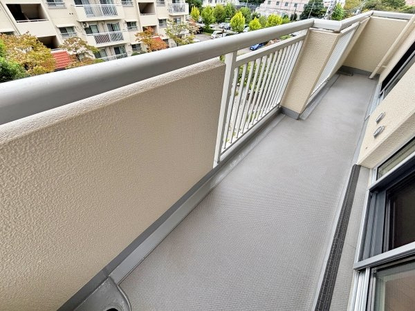 南面のバルコニー