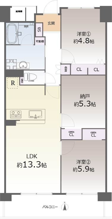 間取り：326000272809