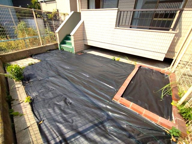 専用庭では趣味の家庭菜園も楽しめます！