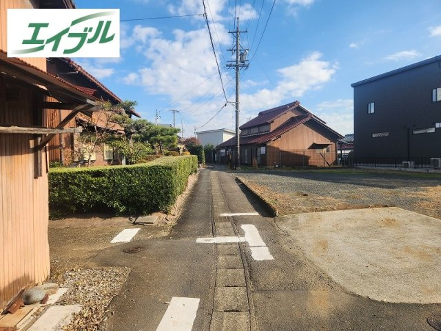 北側道路です