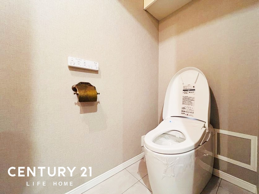 ゆったりとした空間のトイレです
