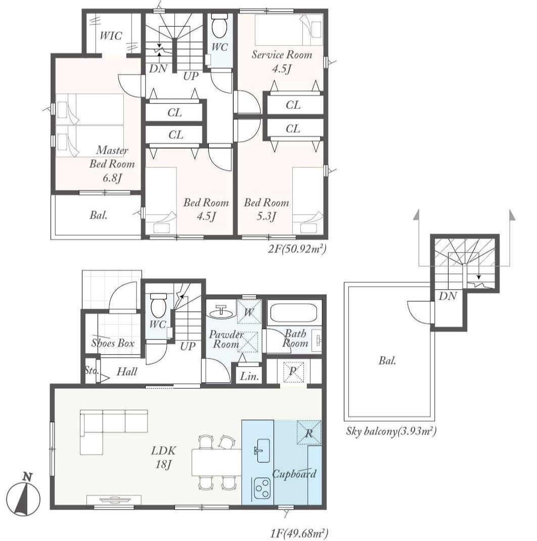 新築戸建の3LDKは、人気の間取りとなるため、数多くの物件を取り揃えています。広いリビングルームは、家族だけでなく、知人を呼んでの食事会にも対応可能です。3部屋あるので、子供部屋にすることも可能です。