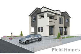 藤沢市打戻新築戸建て 1号棟の外観