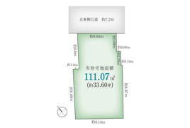 杉並区上荻２丁目　売地　A区画の間取り
