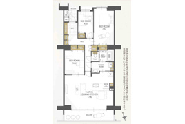 谷津パークタウン二番街の間取り