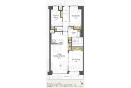 ライオンズマンション津田沼第2の間取り