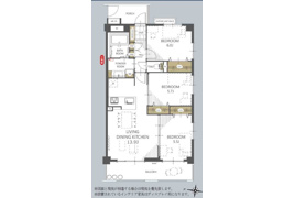 ライオンズマンション津田沼鷺沼台の間取り
