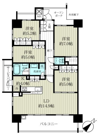 間取り：308000171666