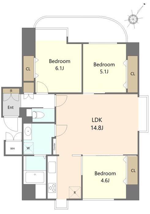 間取り：334000221675