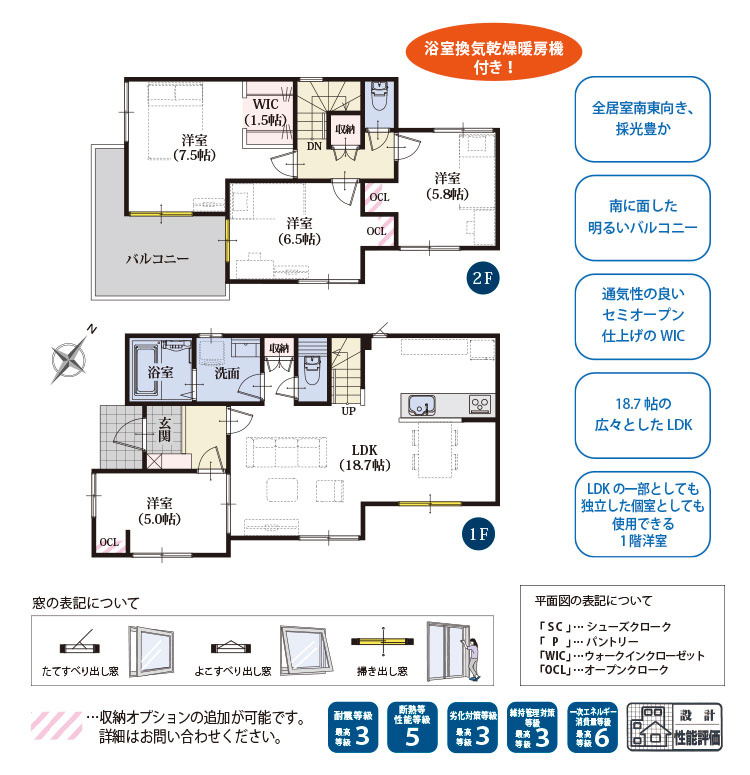 効率的かつ暮らしのことをしっかり考えた間取りです