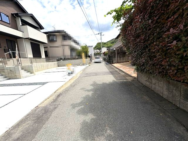 現地写真。前面道路です。