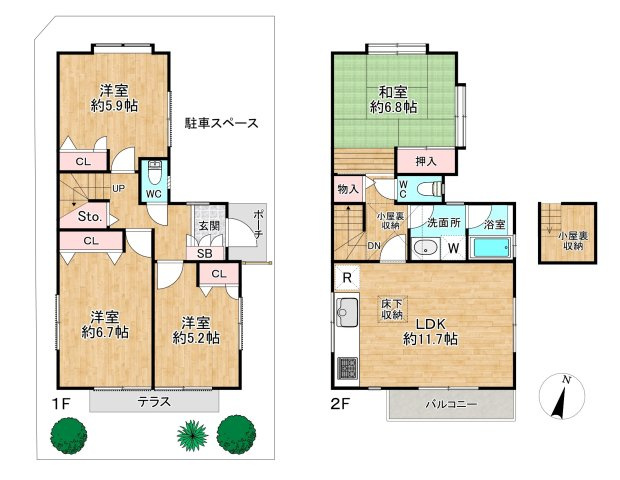 間取り：313004421952