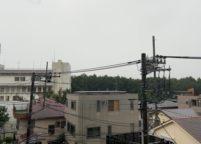 本物件の4階部分からの眺望です。前面に大きな遮蔽物がなく、南向きならではの明るい陽光と爽やかな風を感じられる開放的なロケーションです。時間帯ごとに変化する空の表情をゆったりとお楽しみいただけます。
