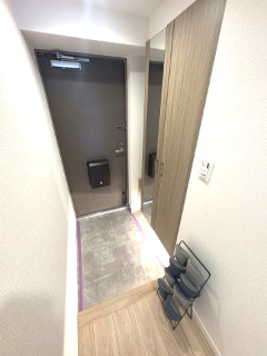 自動センサー付きライト玄関