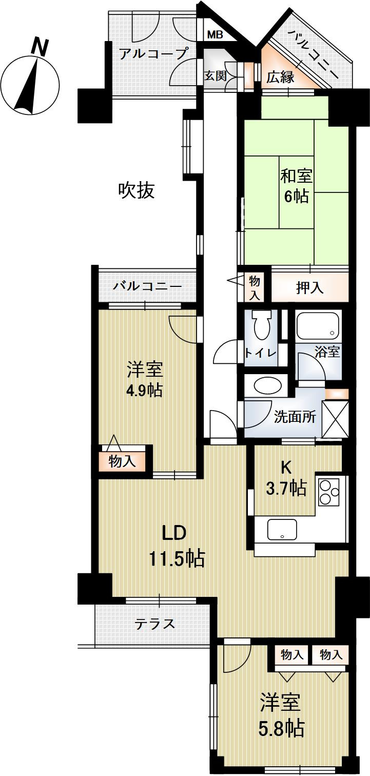 間取り：328000683523