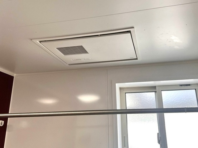 雨の日も安心の浴室換気乾燥機。