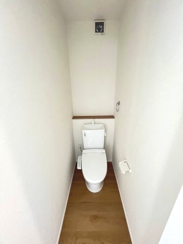 現地写真。2階にもトイレです。